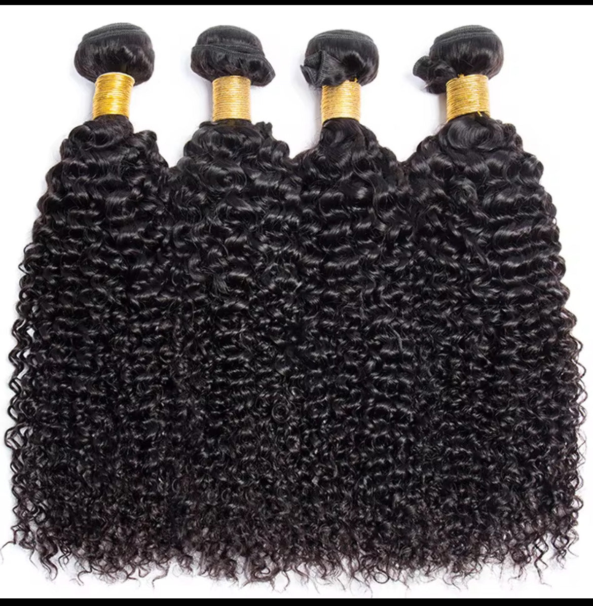 Tissage en lot brésilien crépu et bouclé, cheveux humains Remy, couleur naturelle, lots de 1, 3 ou 4 disponibles.