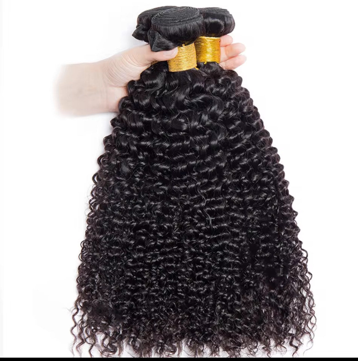 Tissage en lot brésilien crépu et bouclé, cheveux humains Remy, couleur naturelle, lots de 1, 3 ou 4 disponibles.