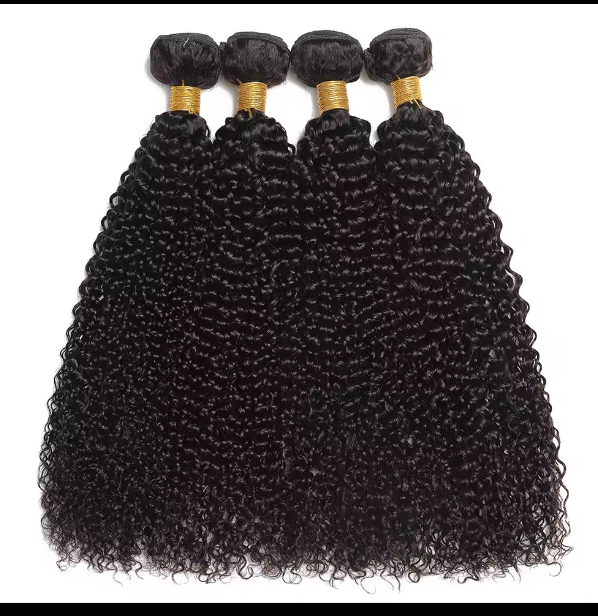 Extensions de cheveux mongols crépus et bouclés, 100 % naturels, couleur naturelle. Achetez des lots de 1, 3 ou 4.
