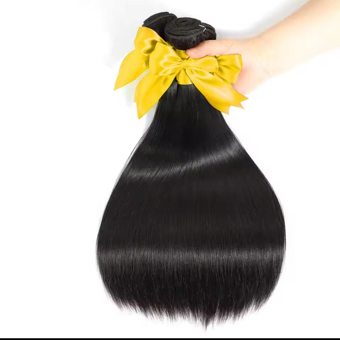 Extensions de cheveux brésiliens lisses, tissages de cheveux, couleur naturelle, 3 lots, mèches de cheveux humains épais et lisses