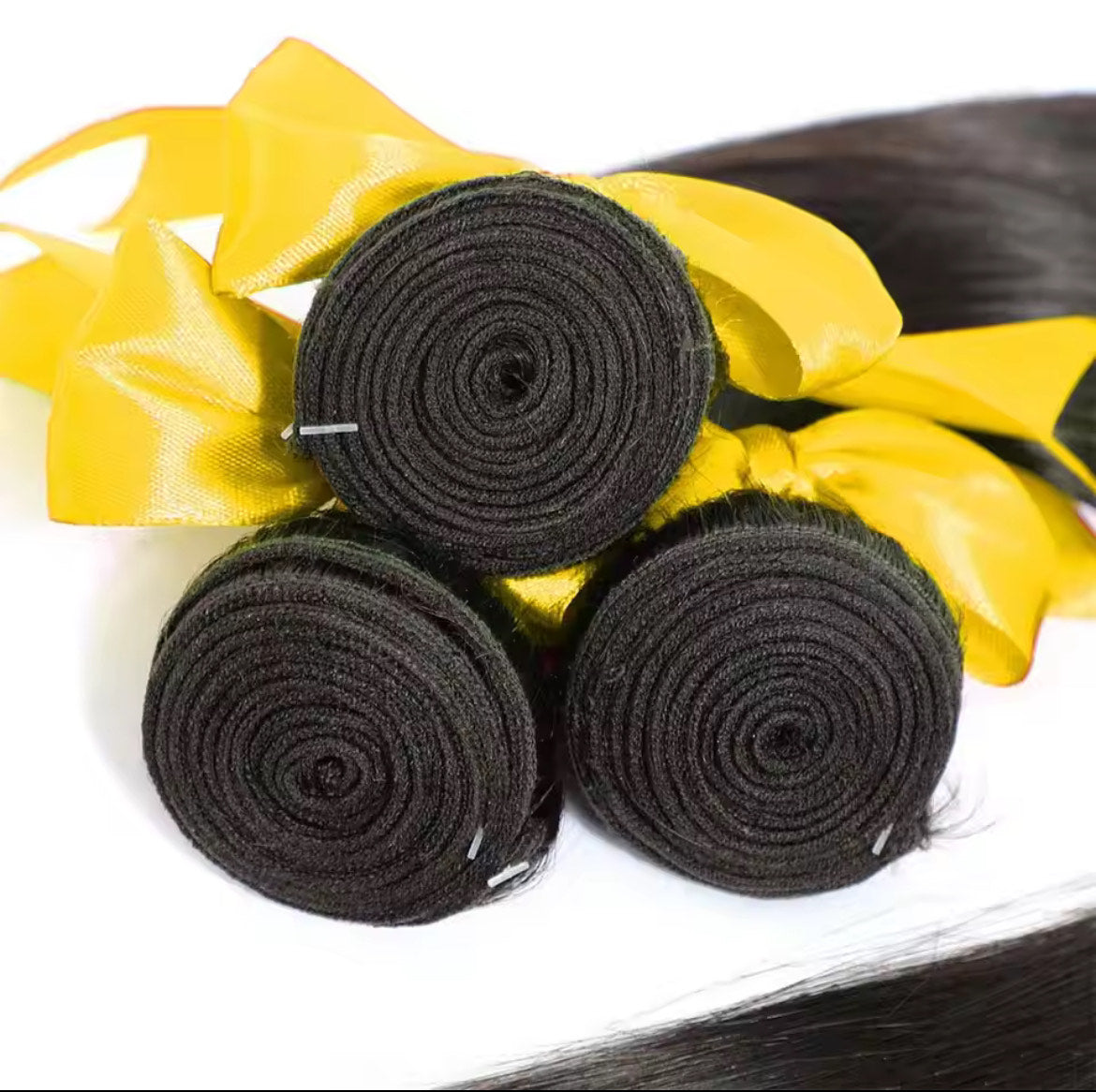 Extensions de cheveux brésiliens lisses, tissages de cheveux, couleur naturelle, 3 lots, mèches de cheveux humains épais et lisses