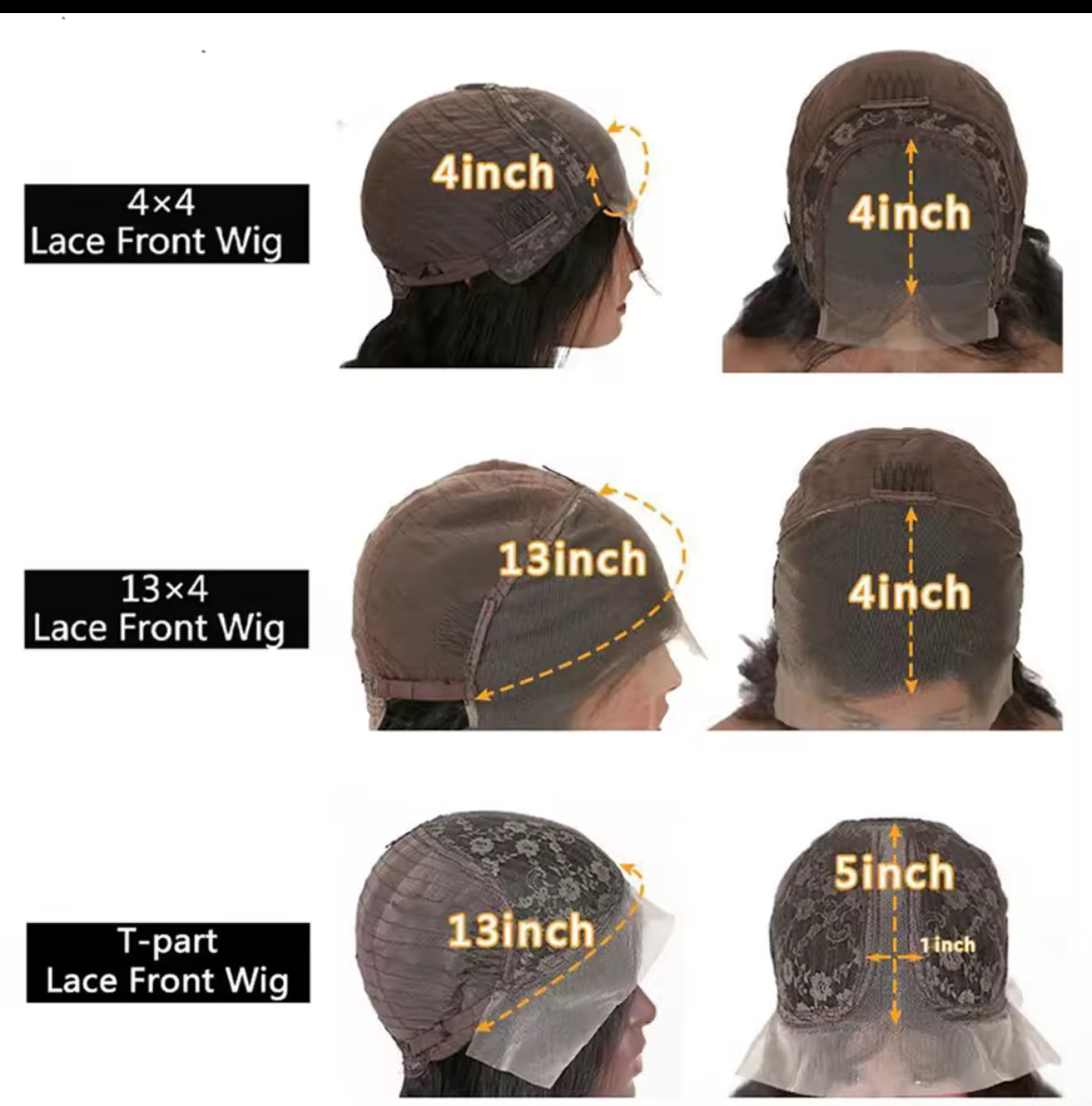 Perruque Bob Lace Frontal Wig 100%, naturelle cheveux humains ,couleur Orange 13X4 vietnamien , pour femmes
