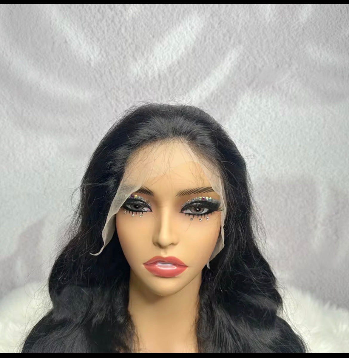 Perruque Lace Frontal Wig Body Wave naturelle, cheveux humains vierges, 13x4 , Dentelle transparente, 26 pouces, pour femmes