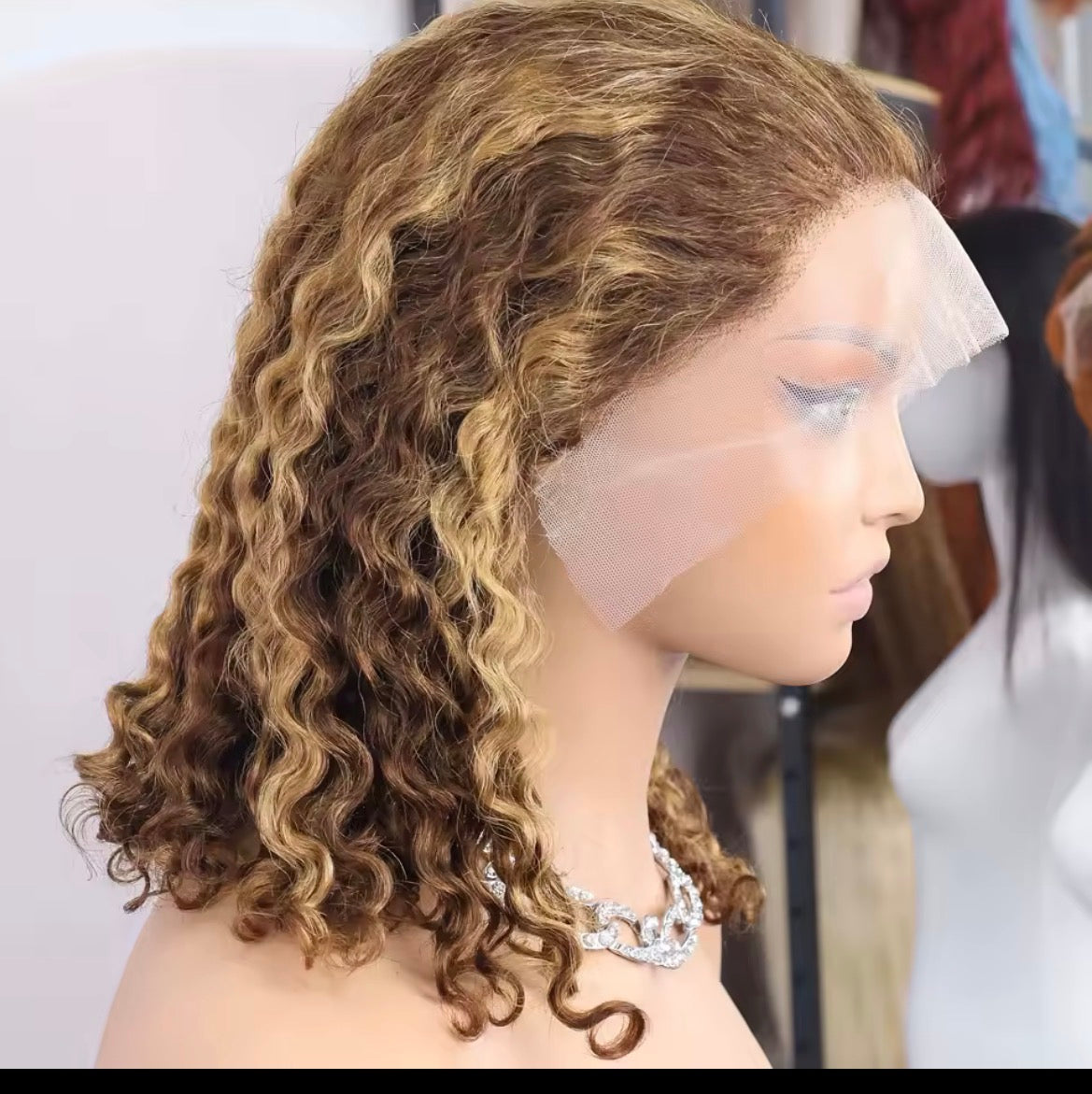 Perruques Humains 13X4 Dentelle frontale perruques de cheveux humains 16 pouces