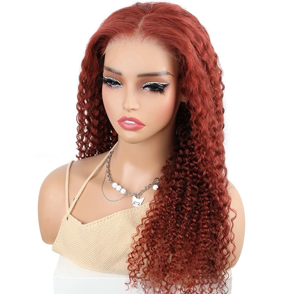 Perruques Water Wave Wear Go pré-épilées sans colle, perruques pré-décolorées avec fermeture en dentelle 6x4,