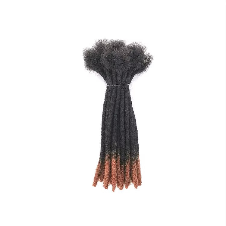 Extensions de cheveux humains pour dreadlock permanent, faites à la main PACK DE 10 PIÈCES