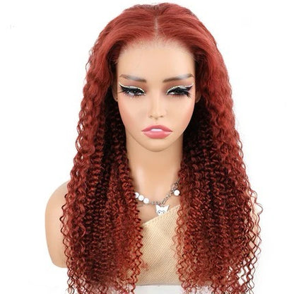 Perruques Water Wave Wear Go pré-épilées sans colle, perruques pré-décolorées avec fermeture en dentelle 6x4,