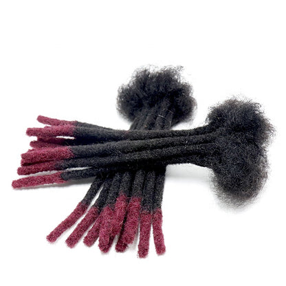 Extensions de cheveux humains pour dreadlock permanent, faites à la main PACK DE 10 PIÈCES