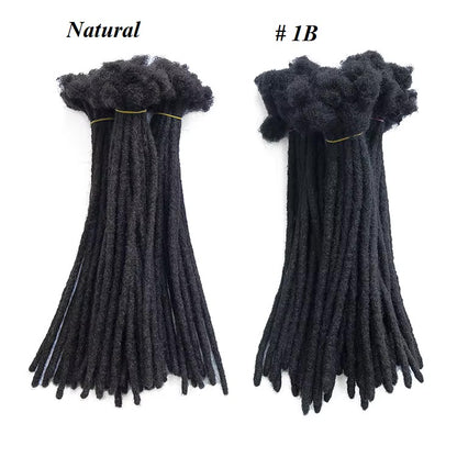Extensions de cheveux humains pour dreadlock permanent, faites à la main PACK DE 10 PIÈCES