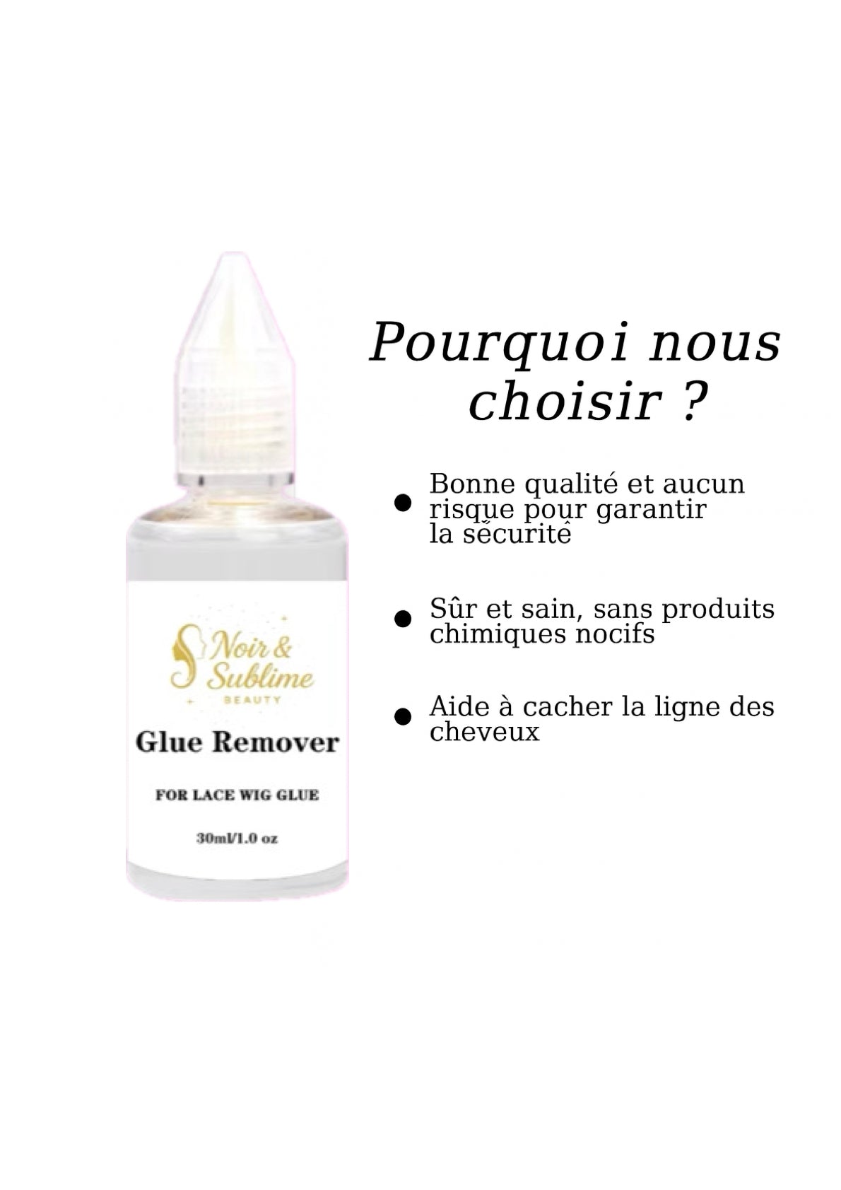 Dissolvant de colle pour cheveux 30ml