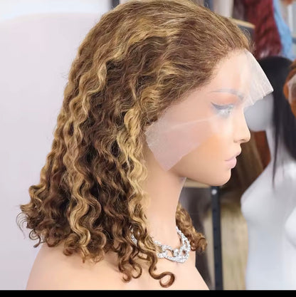 Perruques Humains 13X4 Dentelle frontale perruques de cheveux humains 16 pouces