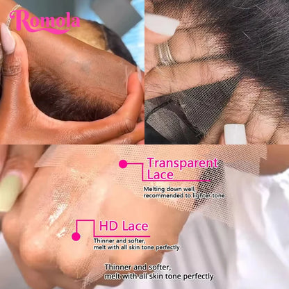 Perruque Lace Front Wig naturelle bouclée bordeaux 13x6 HD, cheveux ondulés profonds, couleur rouge 99J, 76 cm, pour femmes